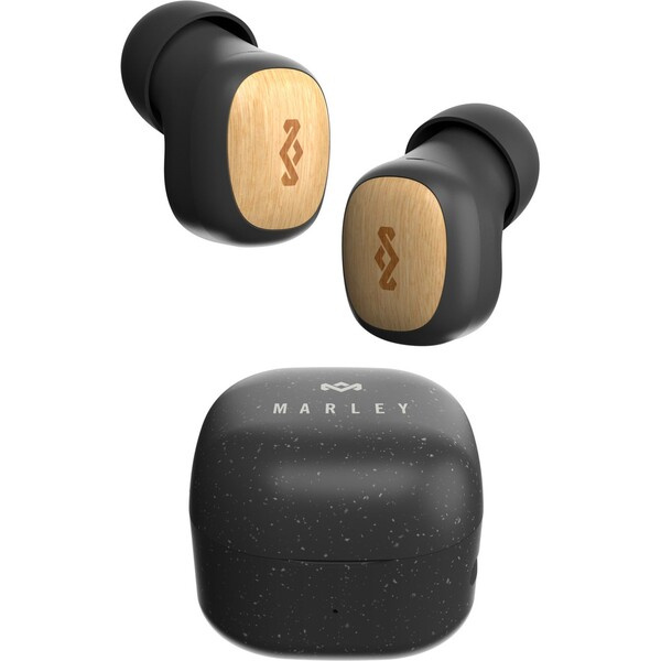 House of Marley Smile Jamaica Mini TWS bezdrátová sluchátka černá Černá