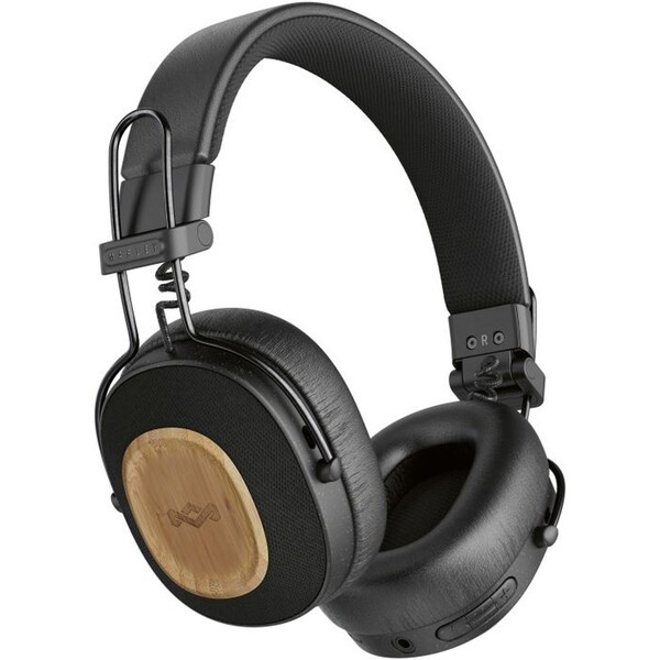 House of Marley Positive Vibration Riddim bezdrátová sluchátka černá Černá