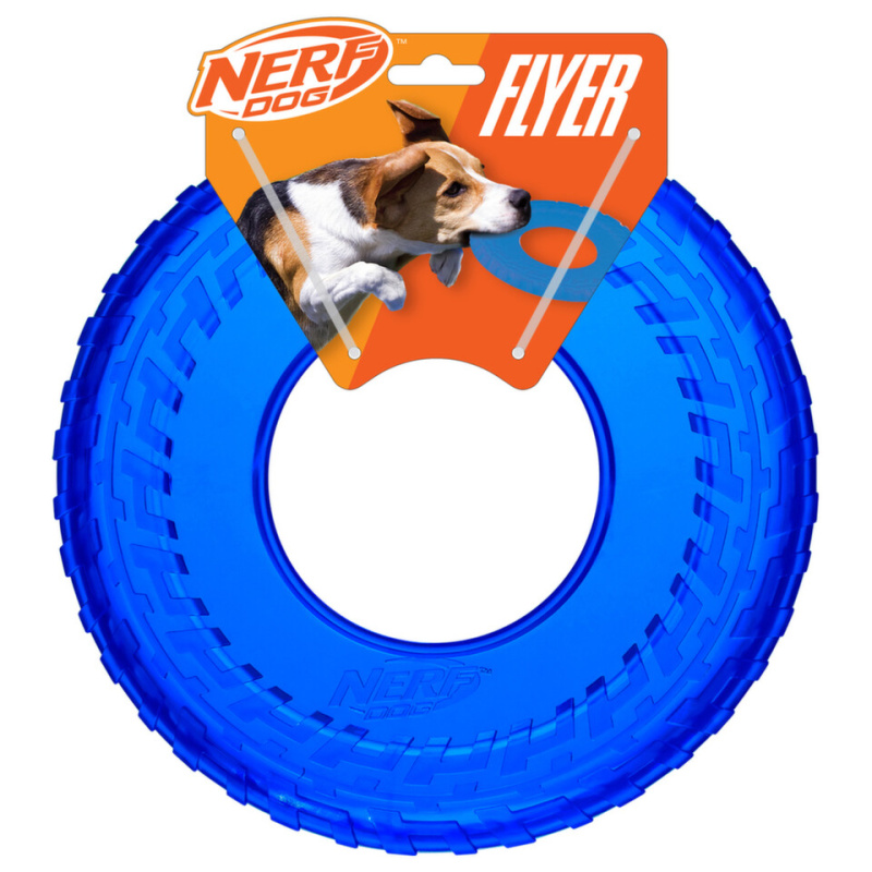 NERF DOG Létající talíř z průhledné gumy 25 cm