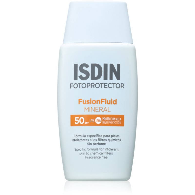 ISDIN Fotoprotector Fusion Fluid Mineral SPF 50 ochranný fluid pro citlivou pleť SPF 50 50 ml