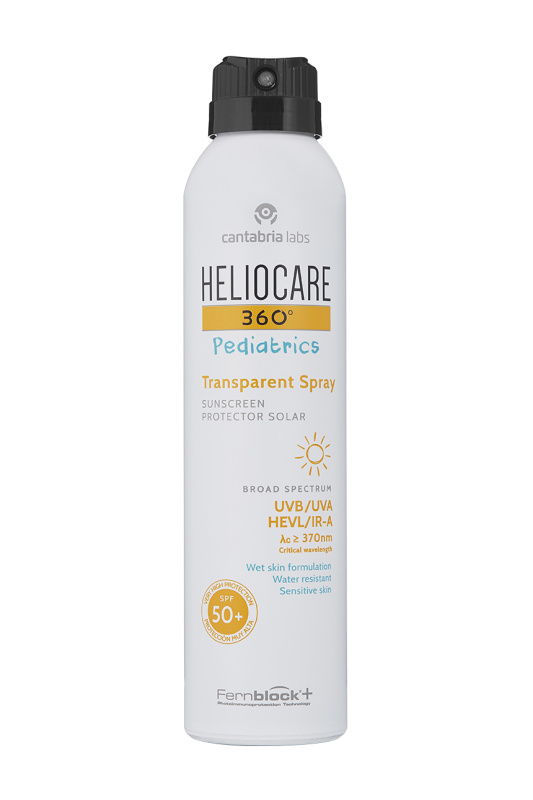Heliocare 360° Pediatrics Transparent Spray ochranný sprej pro děti SPF 50+ 200 ml