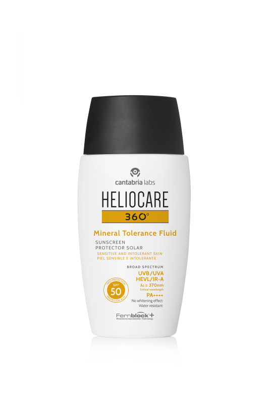 Heliocare 360° Mineral Tolerance Fluid minerální ochranný fluid na obličej SPF 50 50 ml