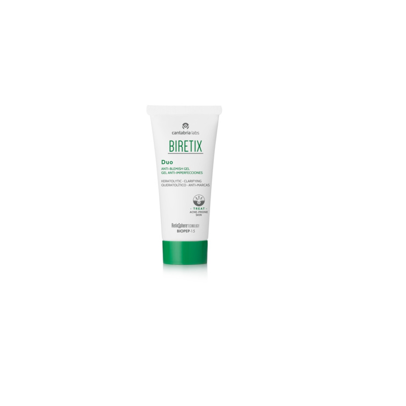 Biretix Treat Duo Anti-Blemish Gel korekční obnovující antirecidivní péče proti nedokonalostem pleti a stopám po akné 30 ml