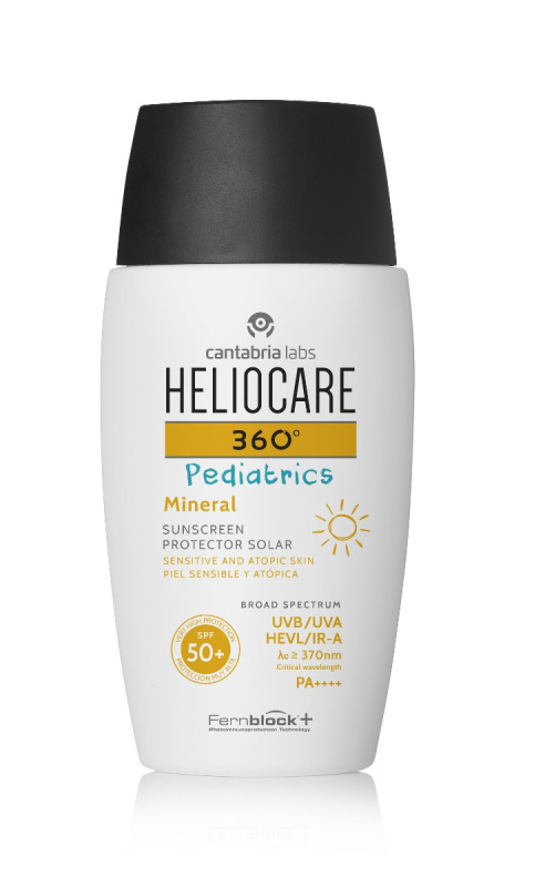 Heliocare 360° Pediatrics fluidní minerální krém na opalování SPF 50+ 50 ml