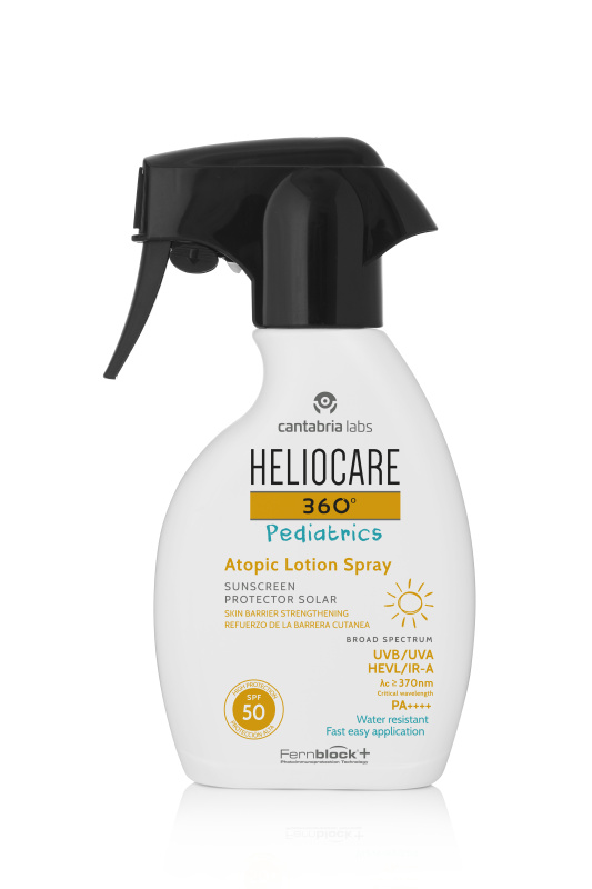 Heliocare 360° Pediatrics Atopic Lotion Spray opalovací sprej pro děti SPF 50 250 ml