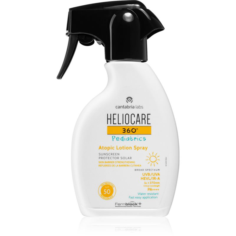Heliocare 360° Pediatrics Atopic Lotion Spray opalovací sprej pro děti SPF 50 250 ml