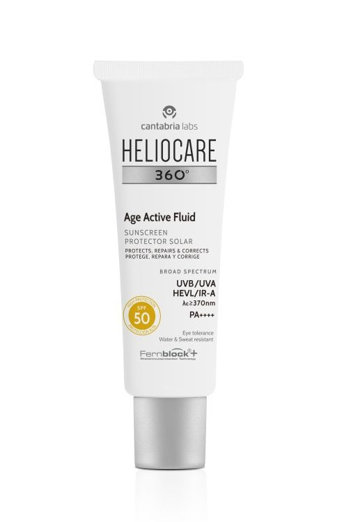Heliocare 360° Age Active Fluid opalovací emulze proti stárnutí SPF 50+ 50 ml