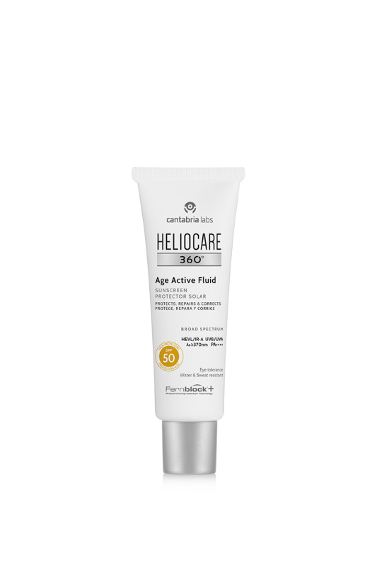 Heliocare 360° Age Active Fluid opalovací emulze proti stárnutí SPF 50+ 50 ml