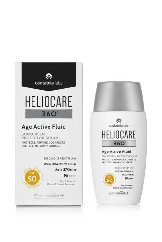 Heliocare 360° Age Active Fluid opalovací emulze proti stárnutí SPF 50+ 50 ml