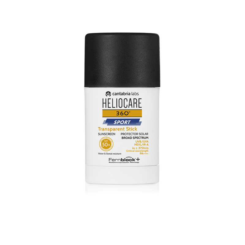 Heliocare 360° Sport Transparent Stick opalovací krém v tyčince SPF 50+ 25 g