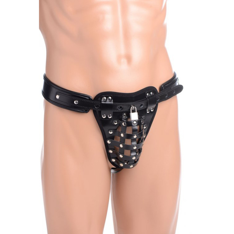 Pás cudnosti pro muže Strict Safety Net Male Chastity Belt