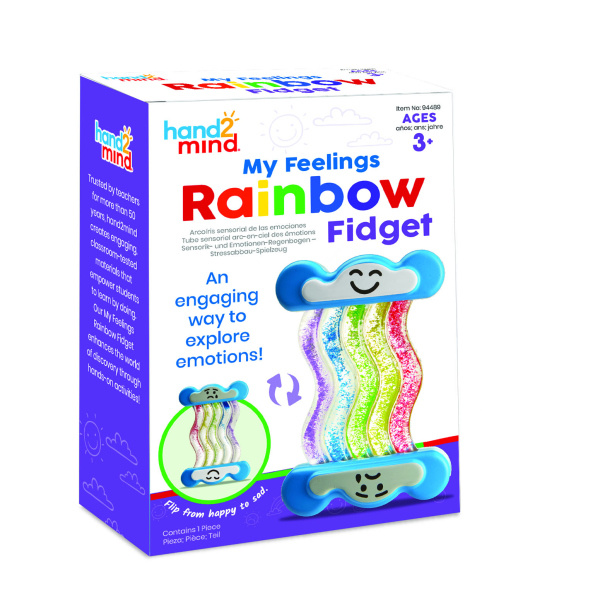 Hand2Mind - Moje pocity Duhový Fidget Hand2Mind