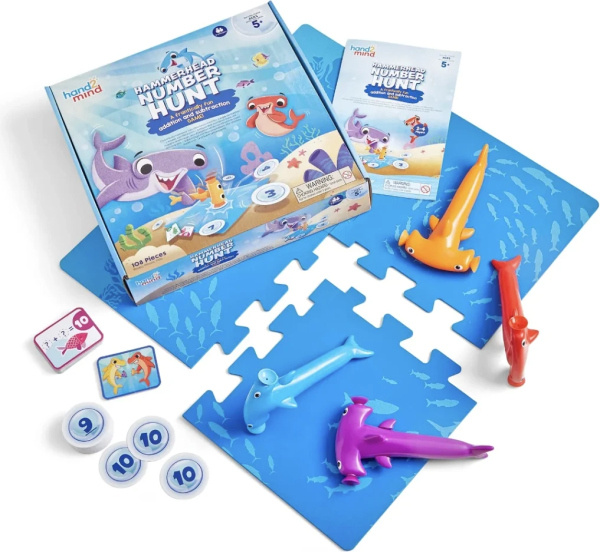 Hand2Mind - Hammerhead – matematická hra na hledání čísel s kladivouny Hand2Mind