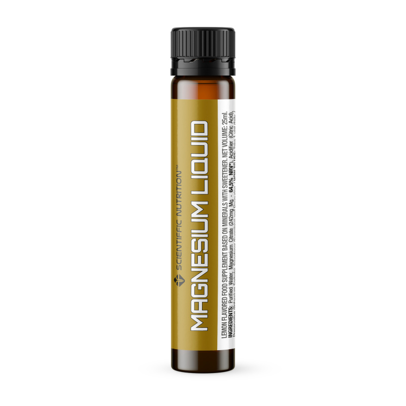 Scientiffic Nutrition Tekutý hořčík Magnesium Liquid 242mg shot 25 ml (citron)
