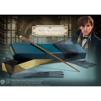 Fantastická zvířata hůlka Ollivanders edition - Mlok Scamander