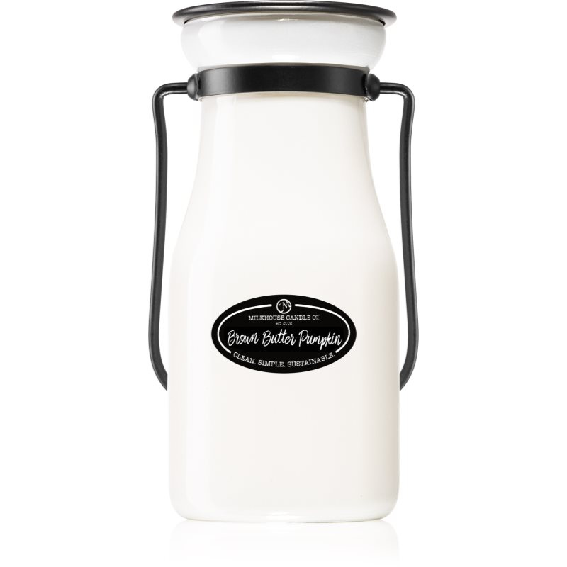 Milkhouse Candle Co. Creamery Brown Butter Pumpkin vonná svíčka Milkbottle 226 g