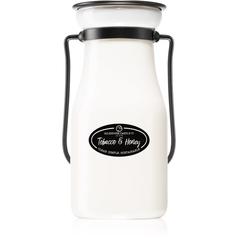 Milkhouse Candle Co. Creamery Tobacco & Honey vonná svíčka Milkbottle 227 g