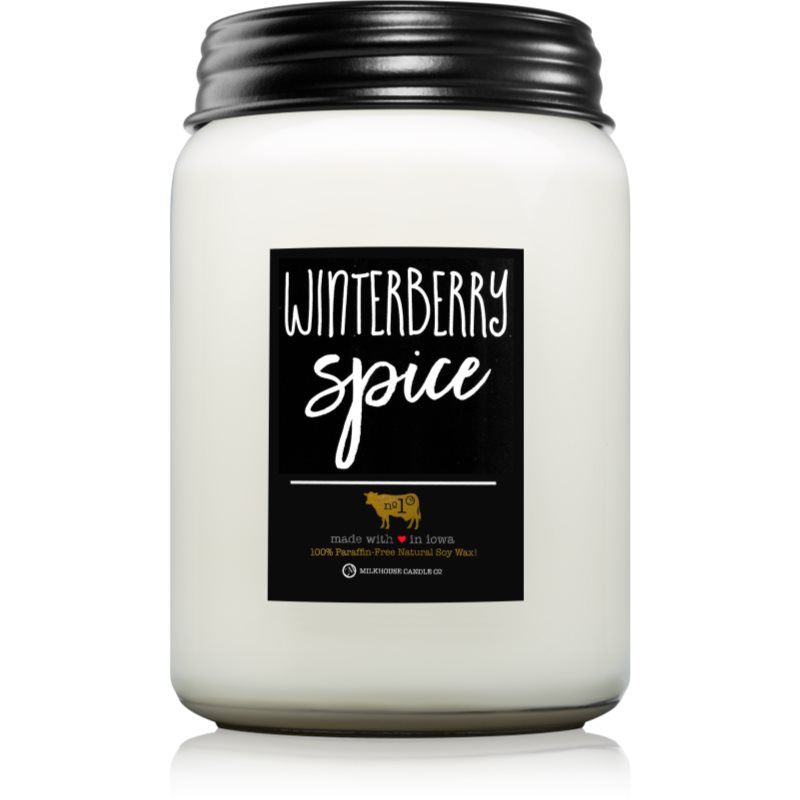 Milkhouse Candle Co. Farmhouse Winterberry Spice vonná svíčka 737 g