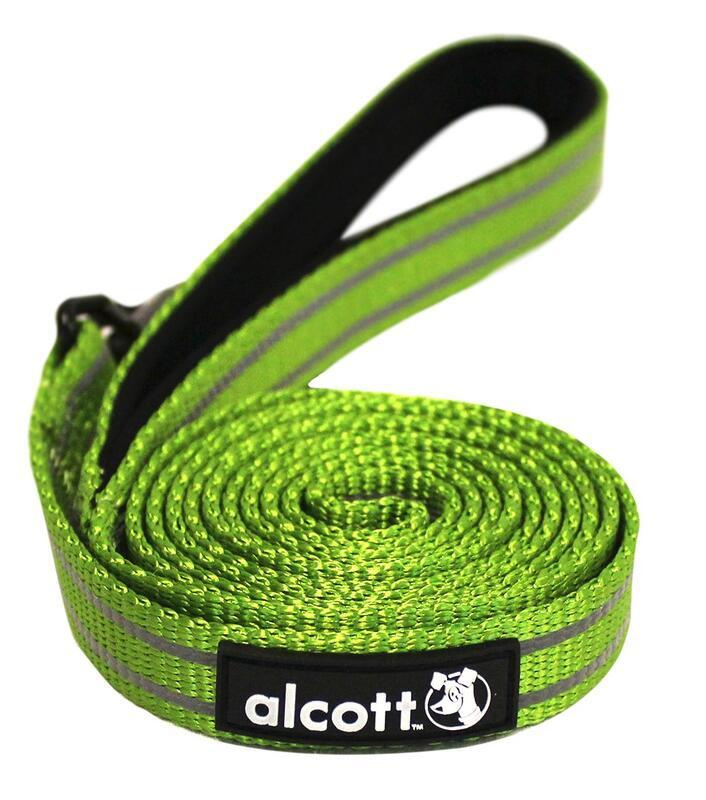 Alcott reflexní vodítko pro psy zelené, velikost L