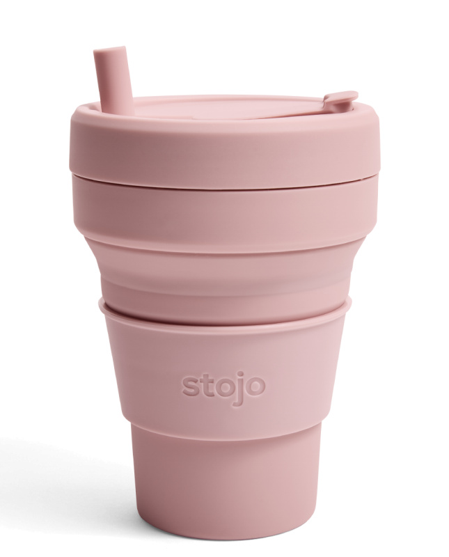 Stojo skládací kelímek XXL, 709 ml Barva: Světle růžová