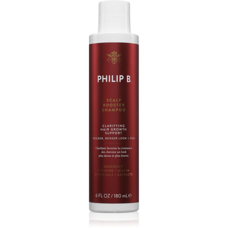 Philip B. Scalp Booster Shampoo šampon s povzbuzujícím účinkem na vlasovou pokožku 180 ml