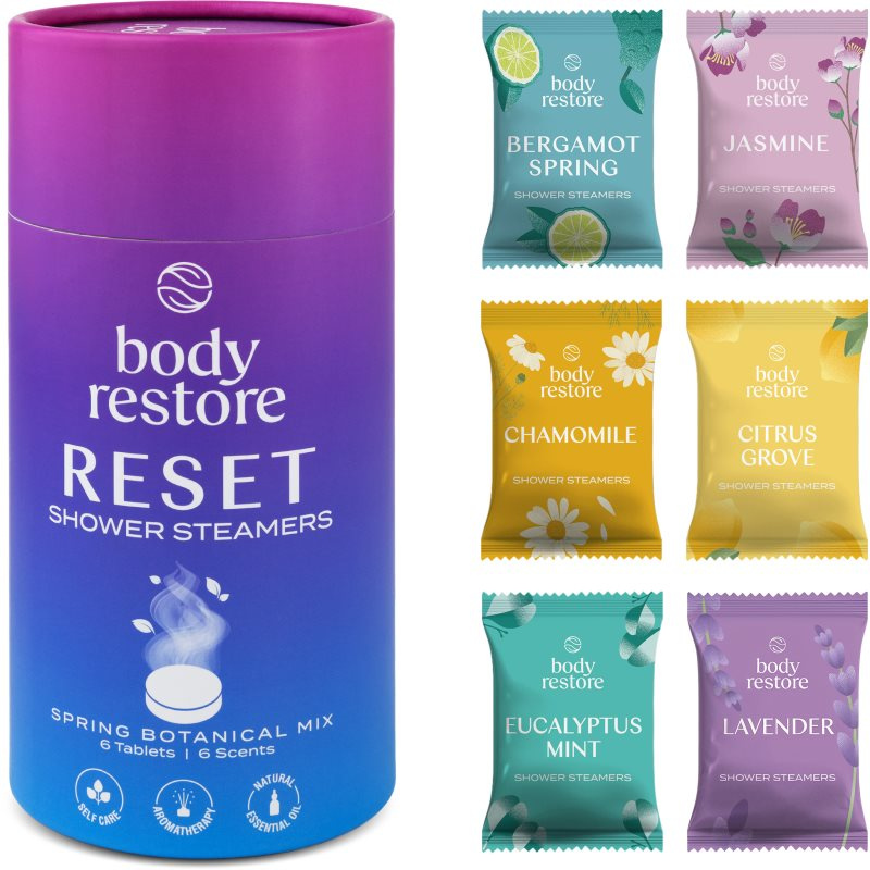 Body Restore Reset Shower Steamers tablety do sprchy 6 ks