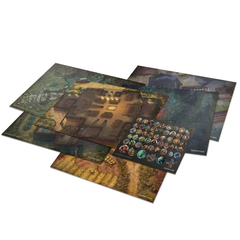 Legend in the Mist: Scene Maps Tokens