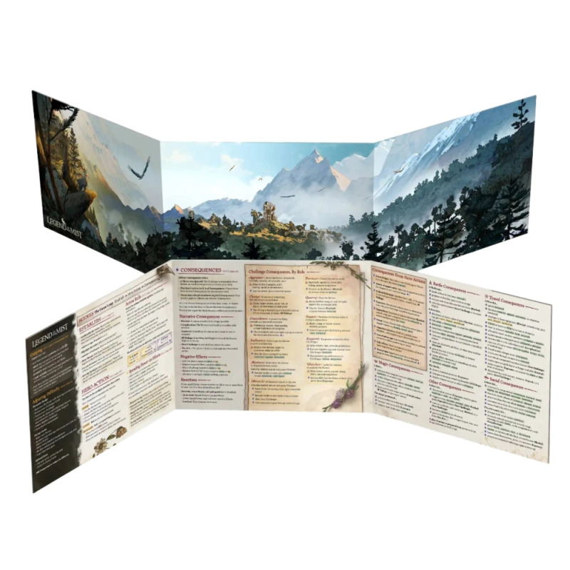 Legend in the Mist - Narrator Screen
