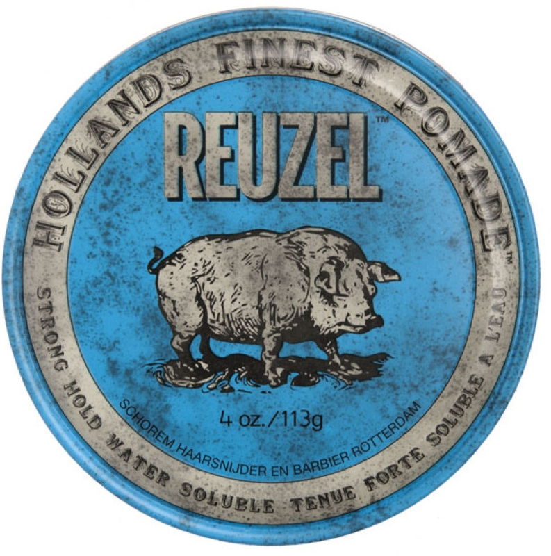 Reuzel Blue Water Soluble Strong Hold pomáda na vlasy 95 g