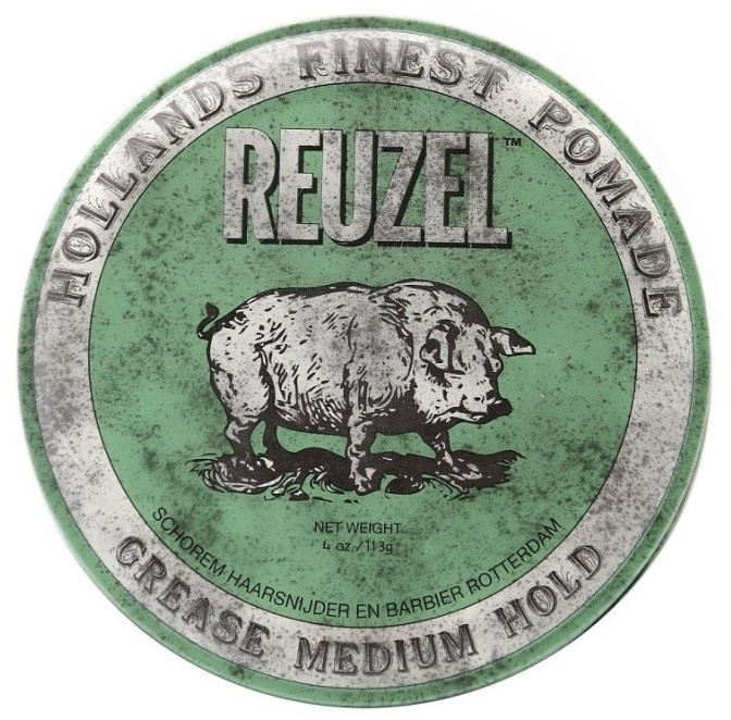 Reuzel Green Grease Medium Hold pomáda na vlasy 95 g