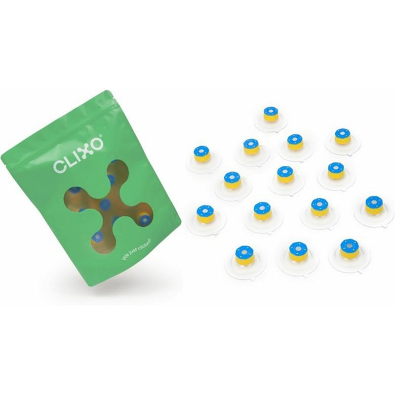CLIXO - Suction Cups magnetická stavebnice, Přísavky 16 kusů
