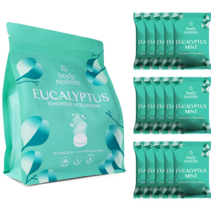 Body Restore Eucalyptus & Mint tablety do sprchy 15 ks