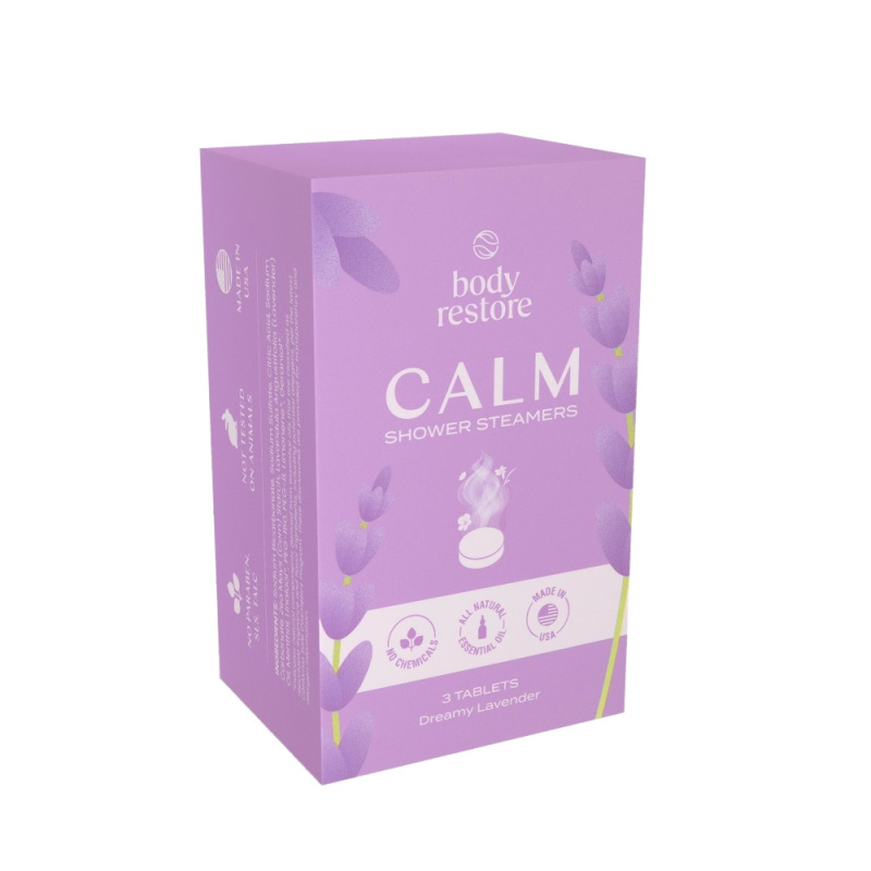 Body Restore Lavender Shower Steamers tablety do sprchy s vůní levandule 3 ks