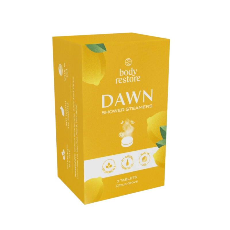 Body Restore Dawn tablety do sprchy vůně Citrus Groove 3 ks
