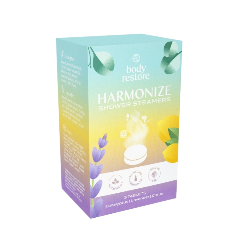 Body Restore Harmonize Shower Steamers tablety do sprchy mix 3 ks