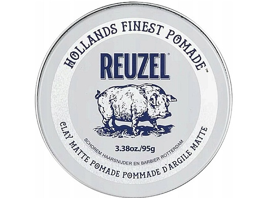 Reuzel Clay Matte Pomade stylingový jíl na vlasy matný 95 g