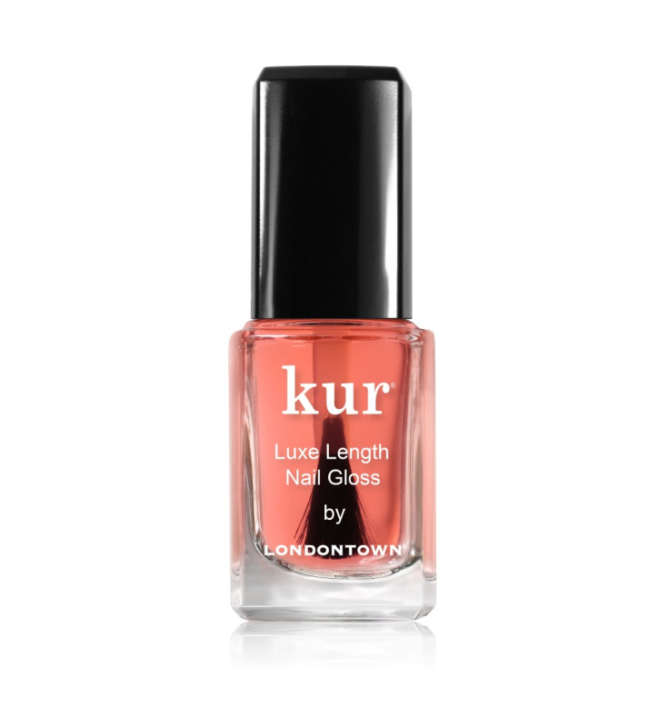 LONDONTOWN Kur Luxe Length Nail Gloss posilující lak pro slabé a poškozené nehty 12 ml