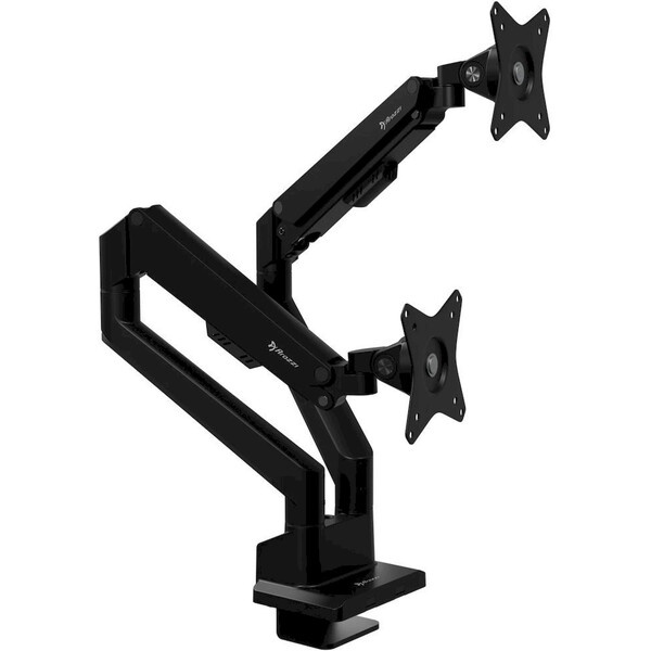 AROZZI ALZARE NEO DUO stolní držák pro 2 monitory černý
