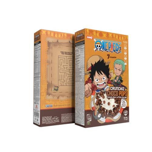 Kandiz cereálie onepiece crunchiz choco pops 375g