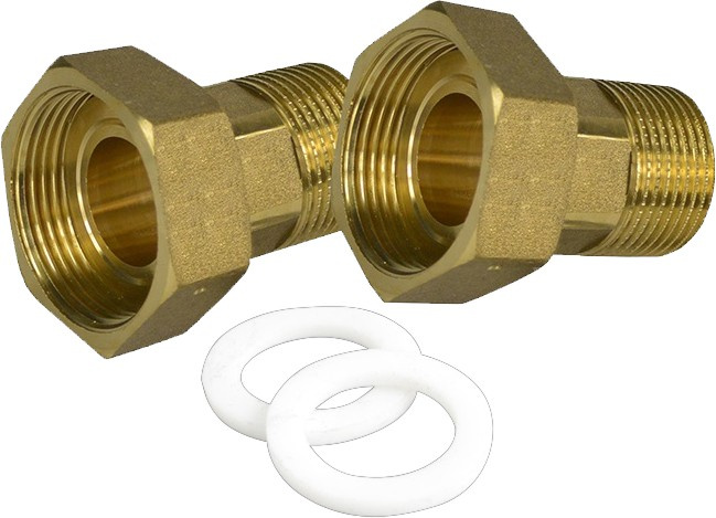 Šroubení k vodoměru 1" ×5/4" pár