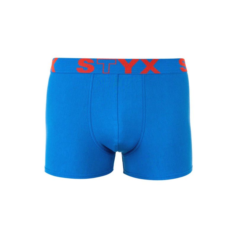 Styx Pánské boxerky sportovní guma modré (G967) M