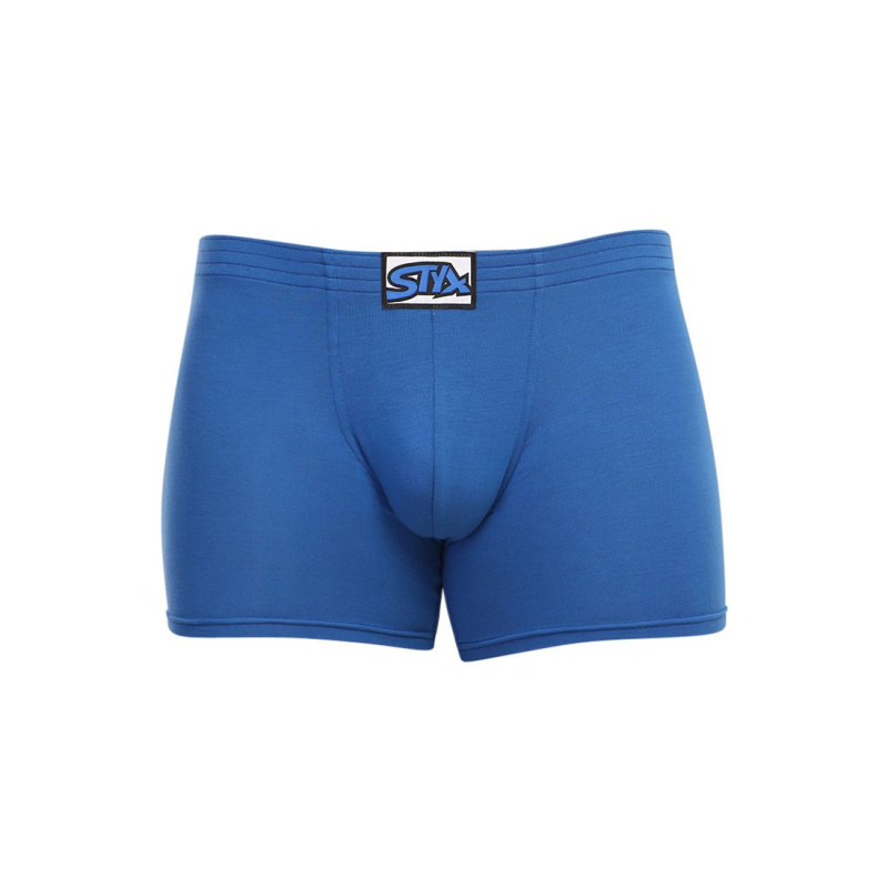Styx Pánské boxerky long klasická guma modré (F967) XL