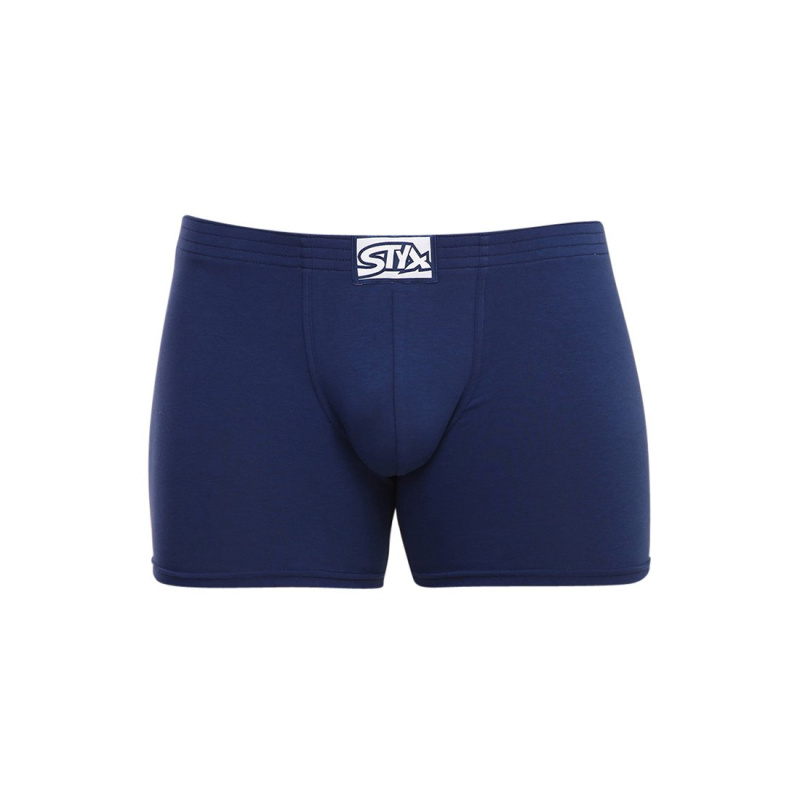 Styx Pánské boxerky long klasická guma modré (F968) S