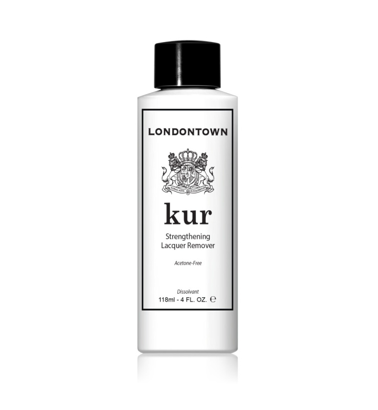LONDONTOWN Kur Strengthening Lacquer Remover odlakovač na nehty 118 ml