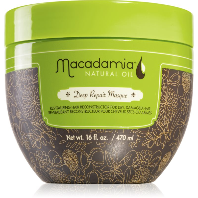 Macadamia Natural Oil Deep Repair hloubkově regenerační maska pro suché a poškozené vlasy 470 ml