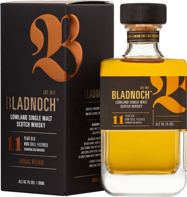 Bladnoch 11 letá Bourbon Cask 46,7% 0,7l