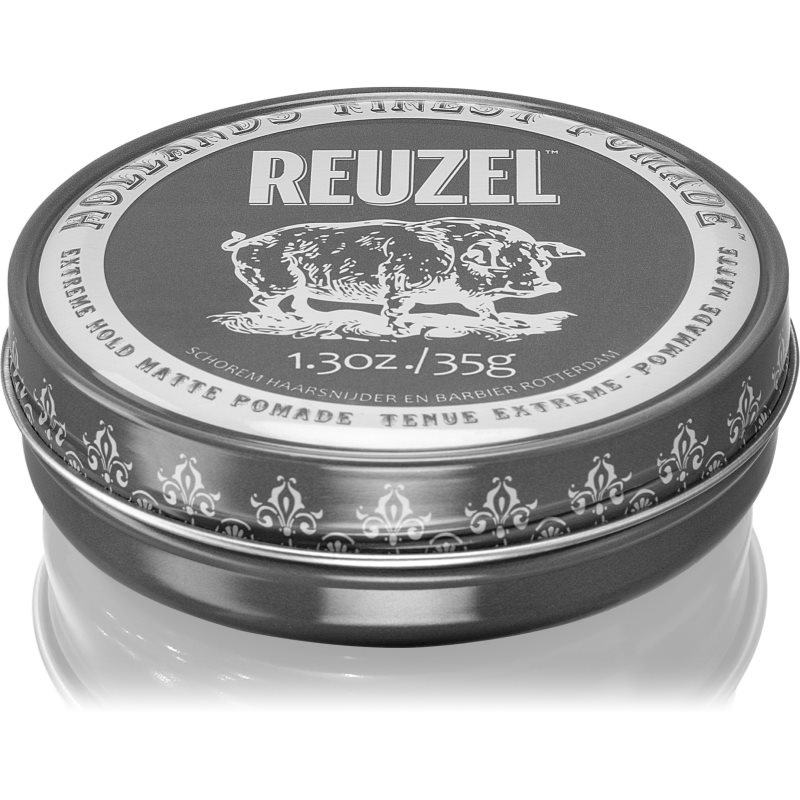 Reuzel Hollands Finest Pomade Extreme Hold pomáda na vlasy s matným efektem 35 g
