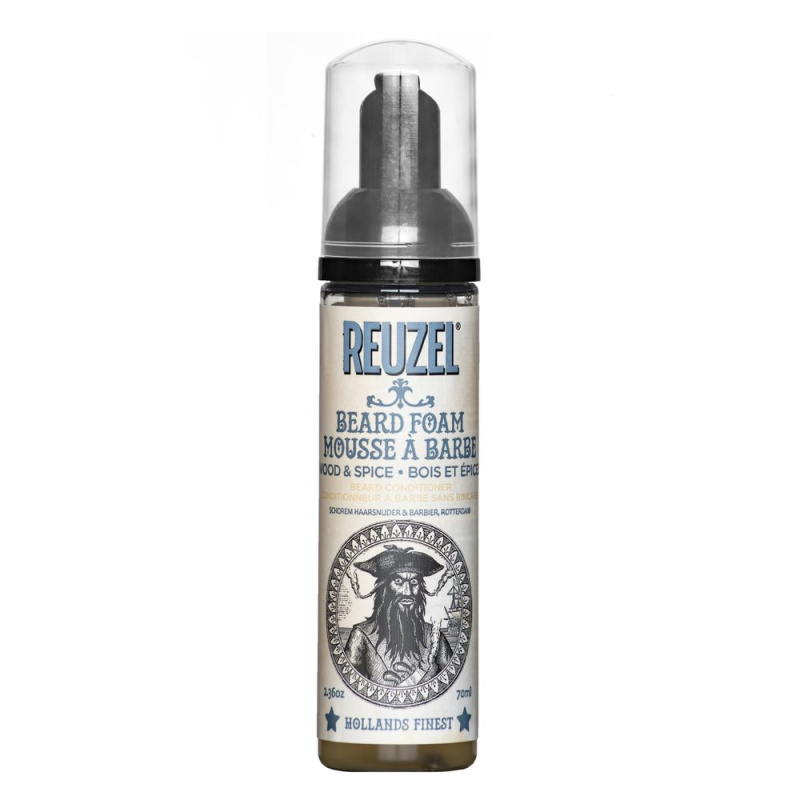 Reuzel Pěna na plnovous Wood & Spice Beard Foam, 70ml