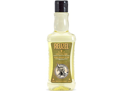 Reuzel Tea Tree 3 v 1 šampon, kondicionér a sprchový gel pro muže 350 ml