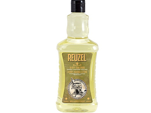 Reuzel Tea Tree 3 v 1 šampon, kondicionér a sprchový gel pro muže 1000 ml